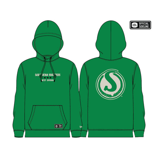 Saskatchewan Roughriders Turf Team Established 1910 New Era Hoodie - Green