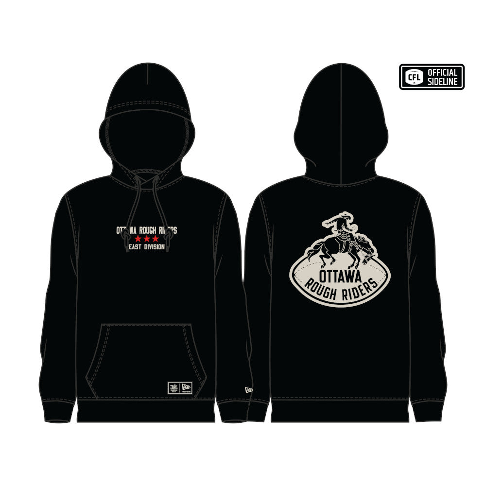 Ottawa Roughriders Turf Team Established 1876 New Era Hoodie - Black