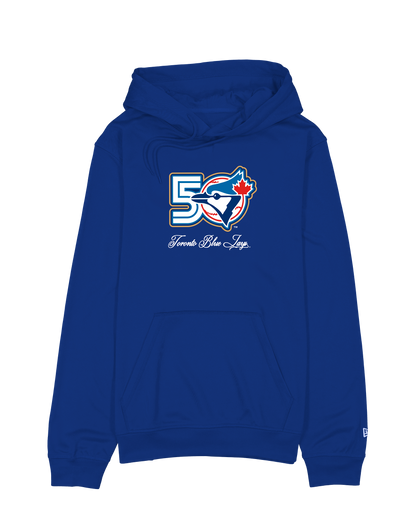 Toronto Blue Jays New Era 50th Season Anniversary Hoodie - Blue