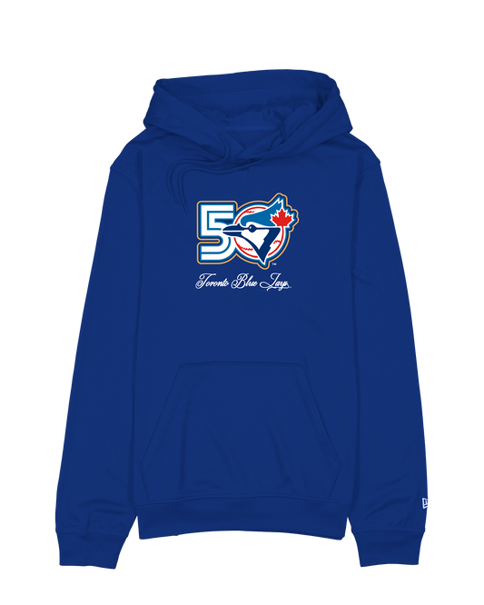 Toronto Blue Jays New Era 50th Season Anniversary Hoodie - Blue