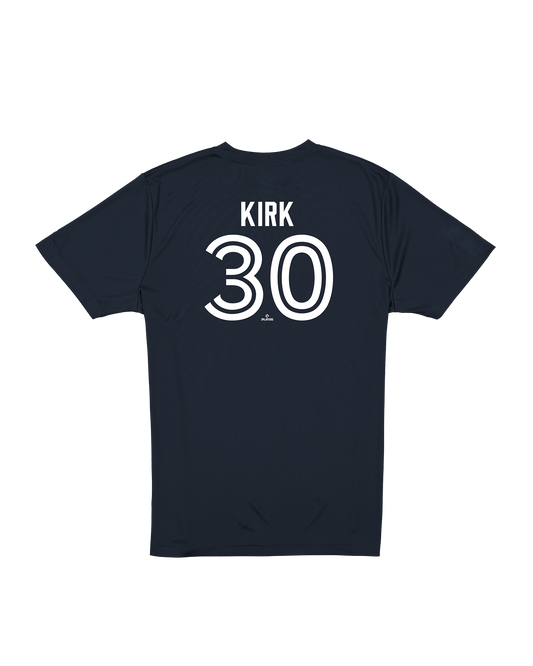 Toronto Blue Jays New Era Alejandro Kirk #30 Name & Number T-Shirt - Navy