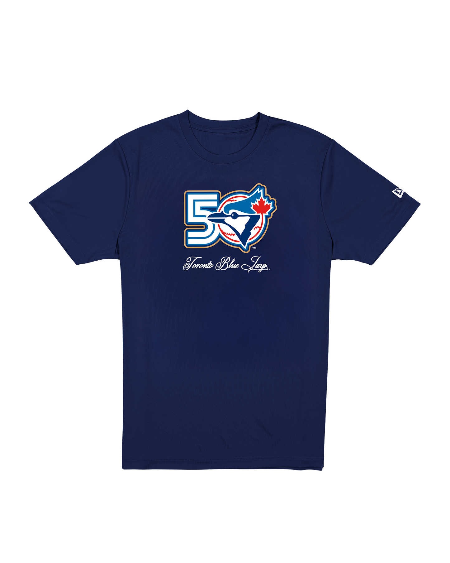 Toronto Blue Jays New Era 50th Season Anniversary T-Shirt - Navy