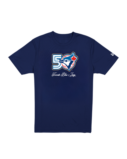 Toronto Blue Jays New Era 50th Season Anniversary T-Shirt - Navy