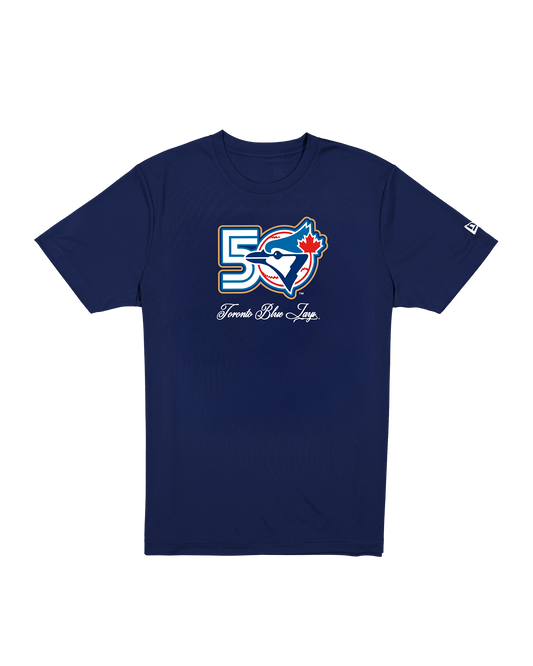 Toronto Blue Jays New Era 50th Season Anniversary T-Shirt - Navy