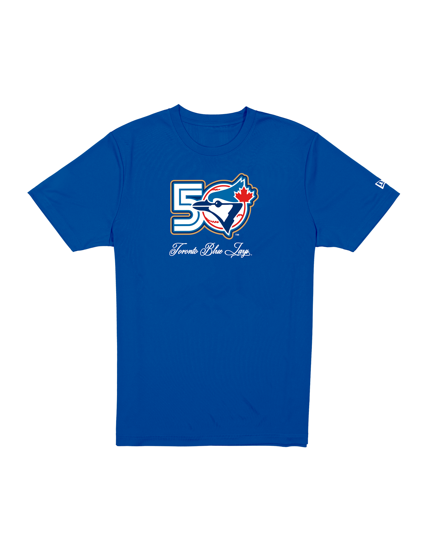 Toronto Blue Jays New Era 50th Season Anniversary T-Shirt - Royal Blue