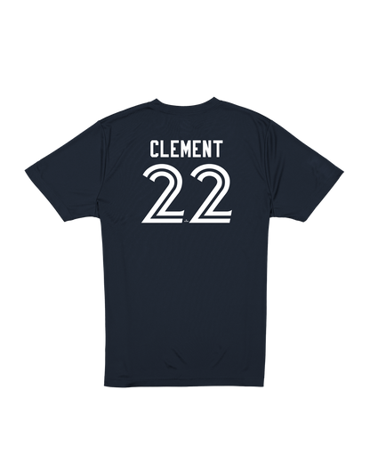 Toronto Blue Jays New Era Ernie Clement #22 Name & Number T-Shirt - Navy