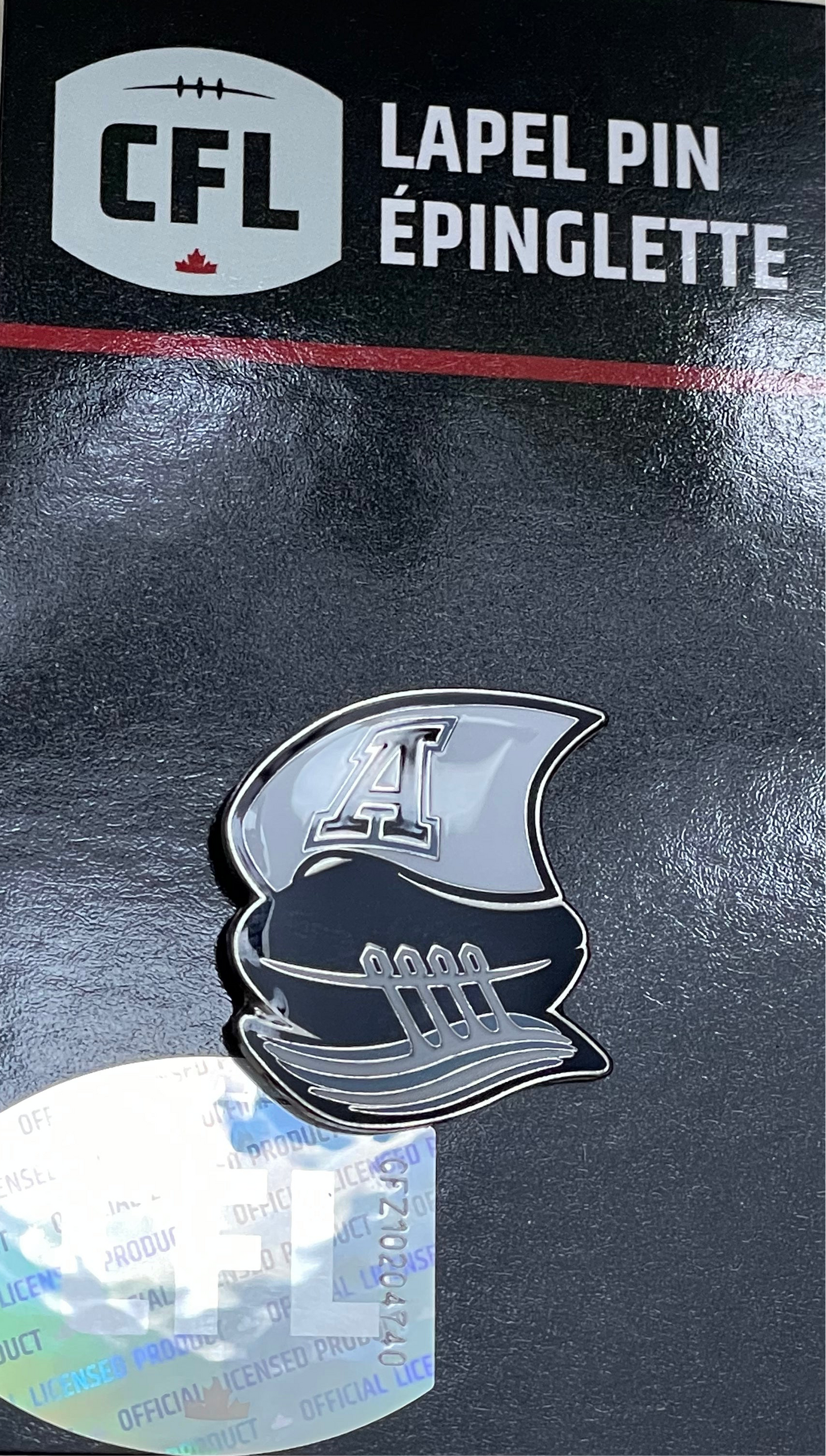 Toronto Argonauts CFL Logo Lapel Pin