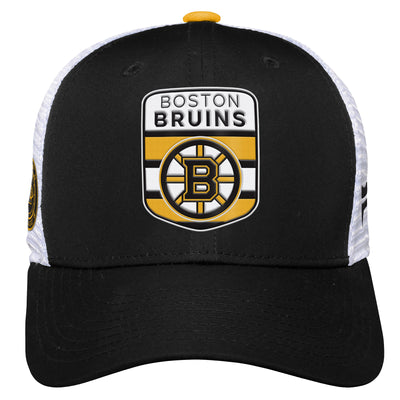 Youth Boston Bruins Fanatics Branded 2023 NHL Draft On Stage Trucker Adjustable Hat - Pro League Sports Collectibles Inc.