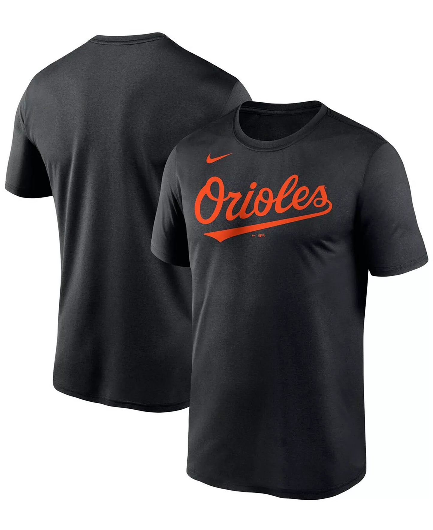 Baltimore Orioles Nike Team Wordmark Dri-Fit Black T-Shirt
