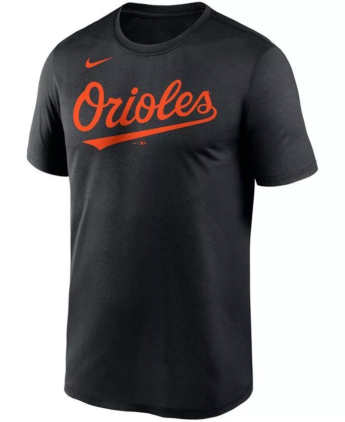 Baltimore Orioles Nike Team Wordmark Dri-Fit Black T-Shirt