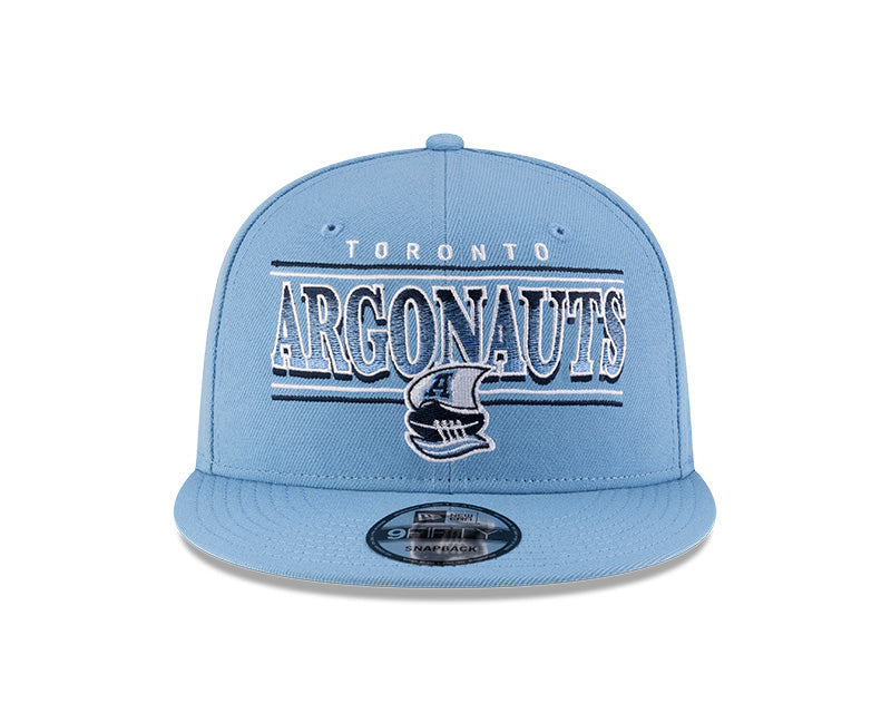 TORONTO ARGONAUTS CFL 2025 New Era 9FIFTY Snapback Hat - Sky Blue