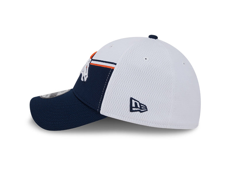 Denver Broncos New Era 2023 Sideline 39THIRTY Flex Hat - White/Navy - Pro League Sports Collectibles Inc.