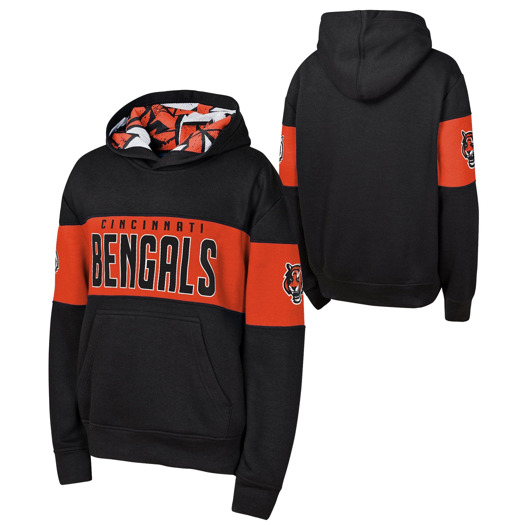 Youth Cincinnati Bengals Red Zone Pullover Sweatshirt Pro League Sports Collectibles Inc