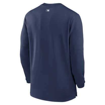 Toronto Blue Jays Nike Navy Authentic Game Time Performance Quarter-Zip Top