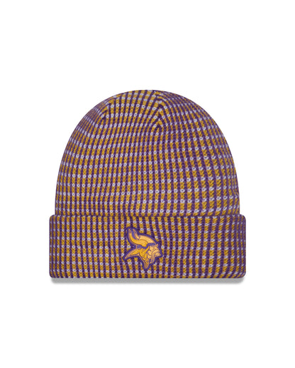 Minnesota Vikings 2026 New Era NFL Sideline Cold Weather Cuff Knit Toque - Purple