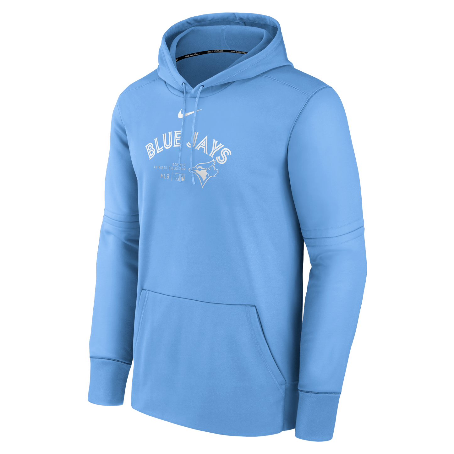 Toronto Blue Jays Nike Authentic Practice Performance Pullover Hoodie - Horizon Blue - Pro League Sports Collectibles Inc.