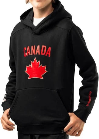 Youth Hockey Canada Bauer Core Ultimate Hoodie - Black