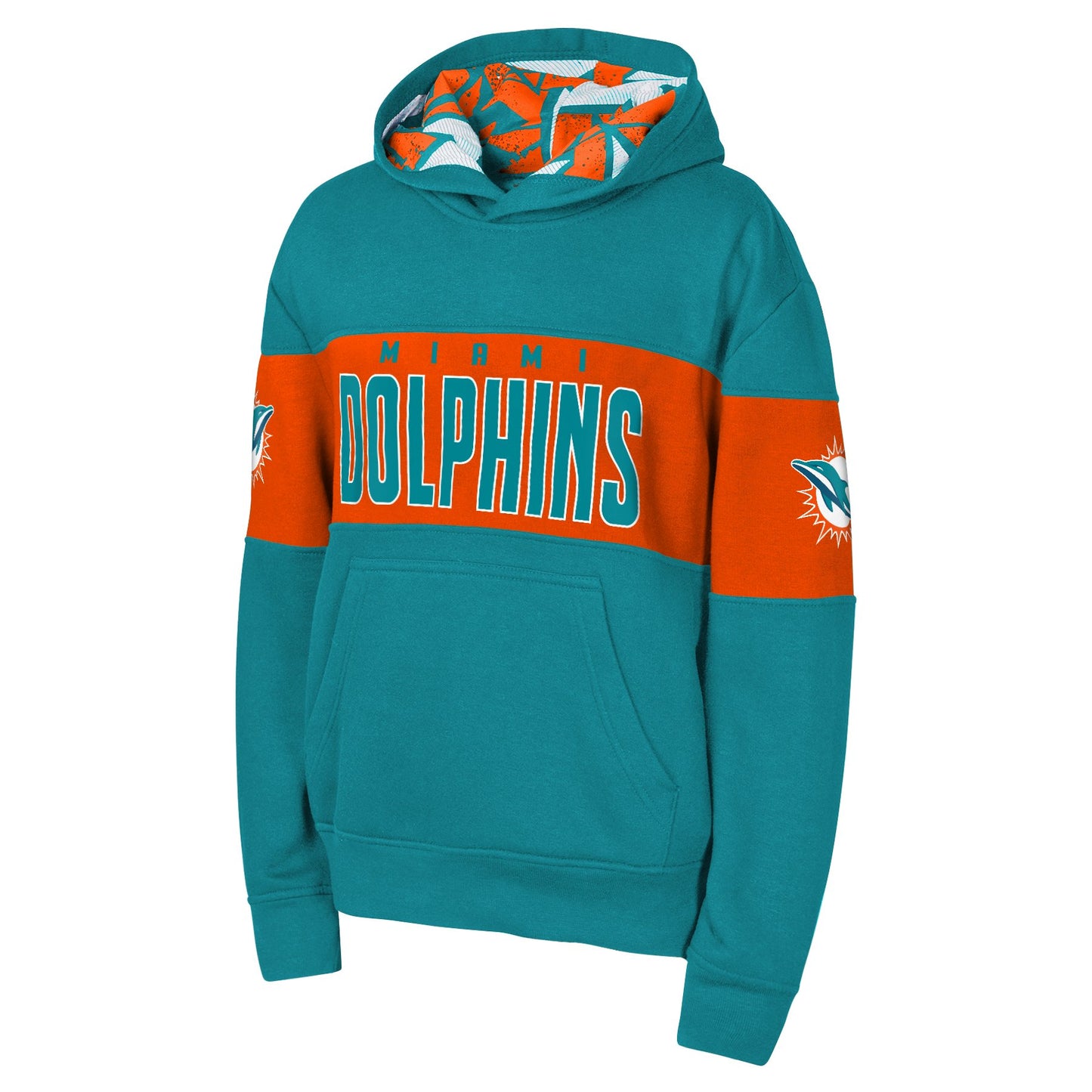 Youth Miami Dolphins Red Zone Pullover Sweatshirt