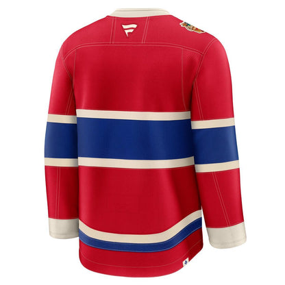 Montreal Canadiens Fanatics 2026 NHL Heritage Classic Premium Player Jersey - Red BLANK