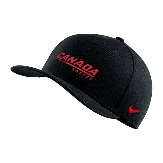 Canada Soccer Nike Dri-FIT Swoosh Classic 99' Flex Hat - Black