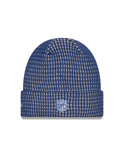 Indianapolis Colts 2026 New Era NFL Sideline Cold Weather Cuff Knit Toque - Speed Blue