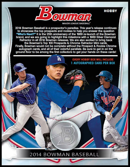 Bowman 2014 MLB Hobby Baseball Box