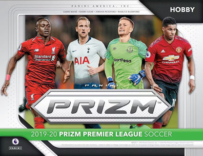 2019-20 Panini Prizm English Premier League Soccer Hobby box - 12 packs 12 Card Per Pack