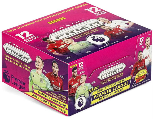 2019-20 Panini Prizm English Premier League Soccer Hobby box - 12 packs 12 Card Per Pack