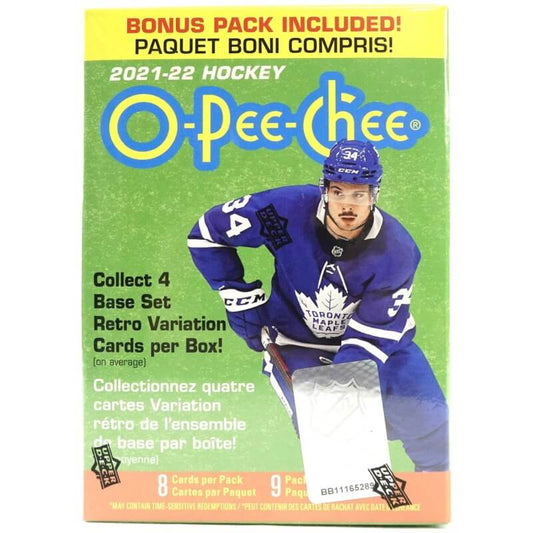 Upper Deck O-Pee-Chee 2021-22 Hockey Blaster Box