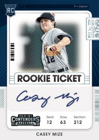 2021 Panini Contenders Baseball Hobby Box