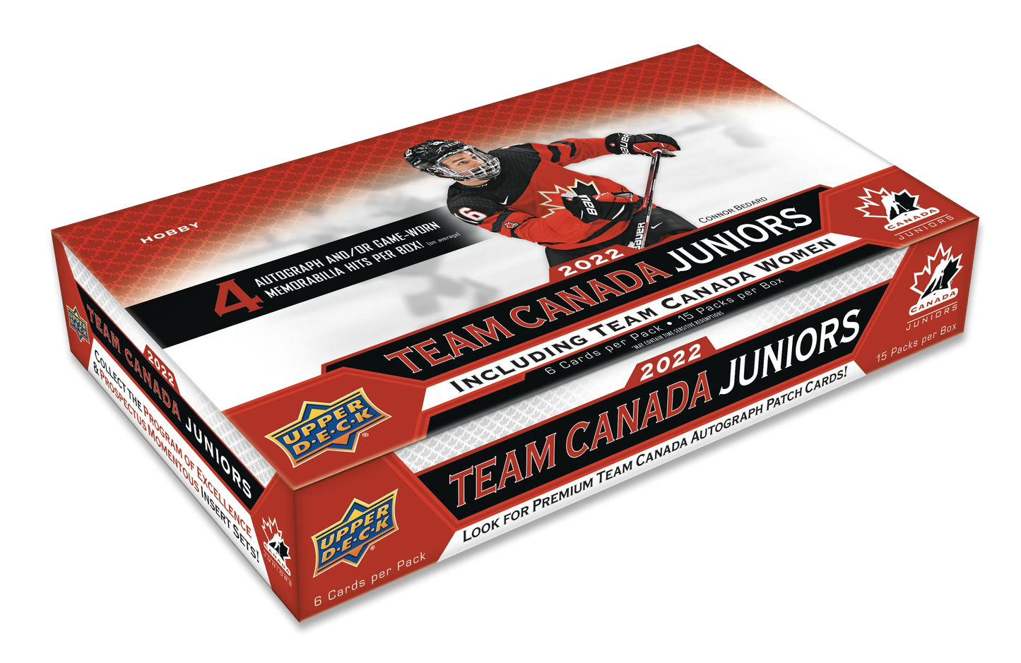 2022 UPPER DECK TEAM CANADA JUNIORS HOCKEY HOBBY BOX