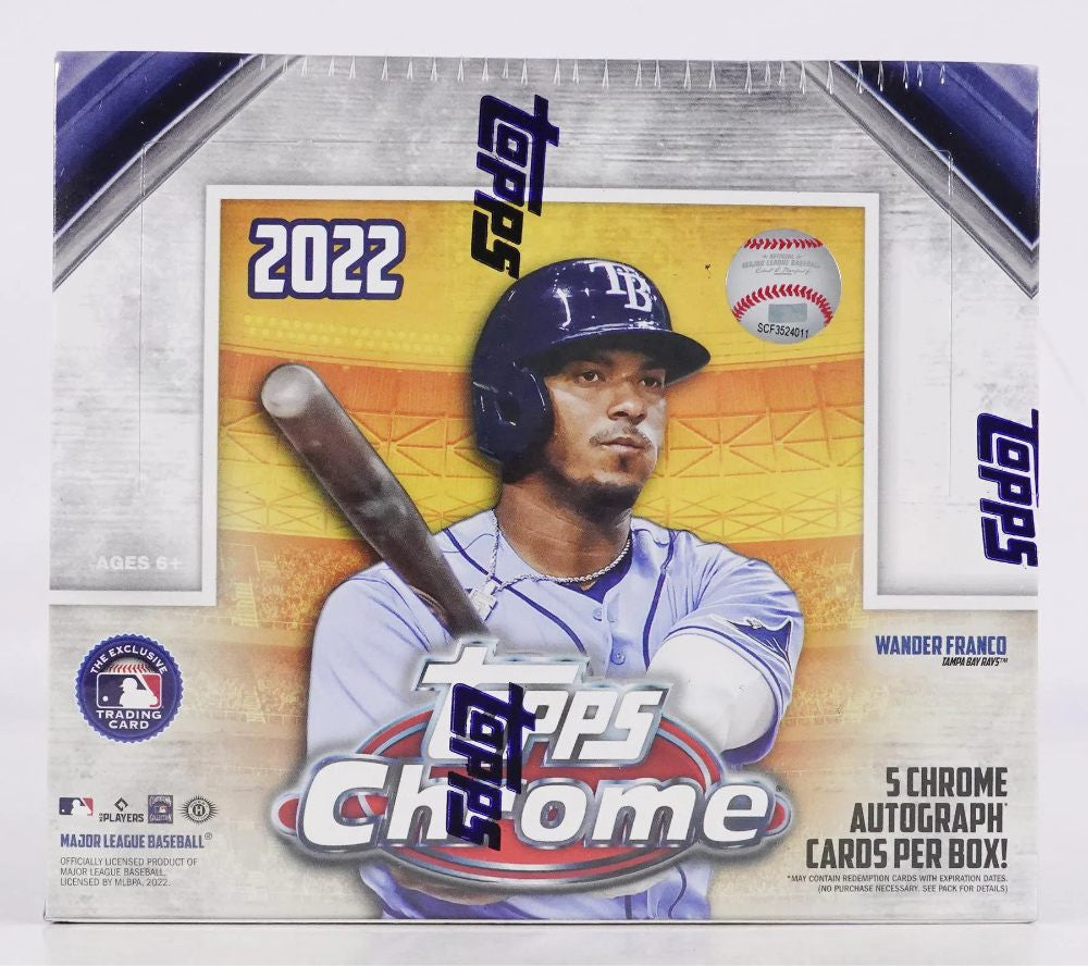 2022 Topps Chrome MLB Baseball Hobby Mega Box