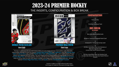2023-24 Premier Upper Deck Hockey Cards Hobby Box