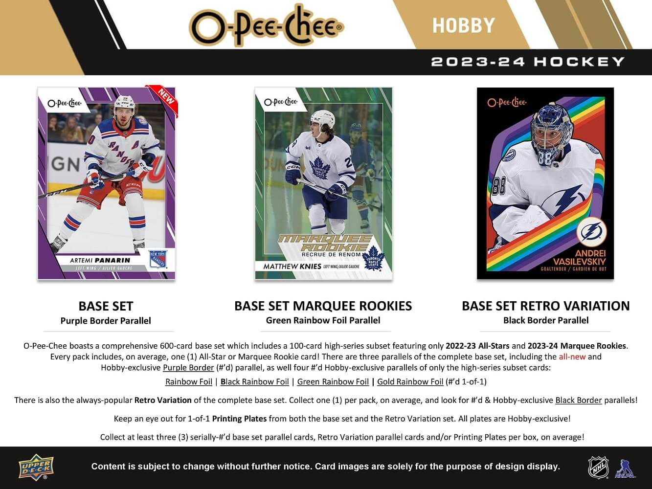 Upper Deck O-Pee-Chee 2023/24 NHL Hobby Box