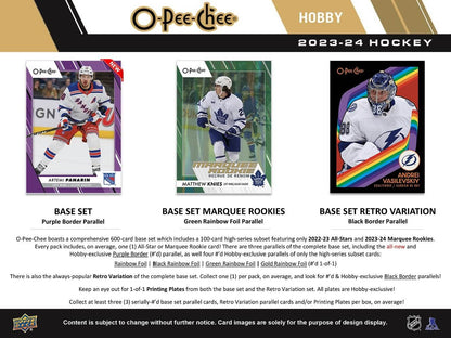 Upper Deck O-Pee-Chee 2023/24 NHL Hobby Box