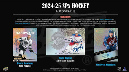 2024-25 Upper Deck SPx Hockey Cards Hobby Box