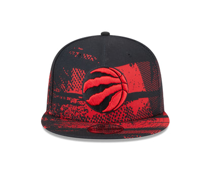 Toronto Raptors New Era Black Tip-Off 9FIFTY Snapback Hat