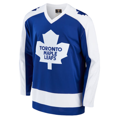 Toronto Maple Leafs Vintage Fanatics Branded Blue Premier Breakaway Jersey - Blank