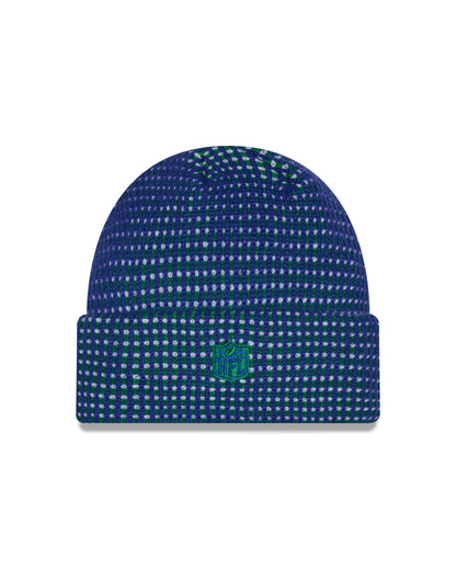 Seattle Seahawks 2026 New Era NFL Sideline Cold Weather Cuff Knit Toque - Historic