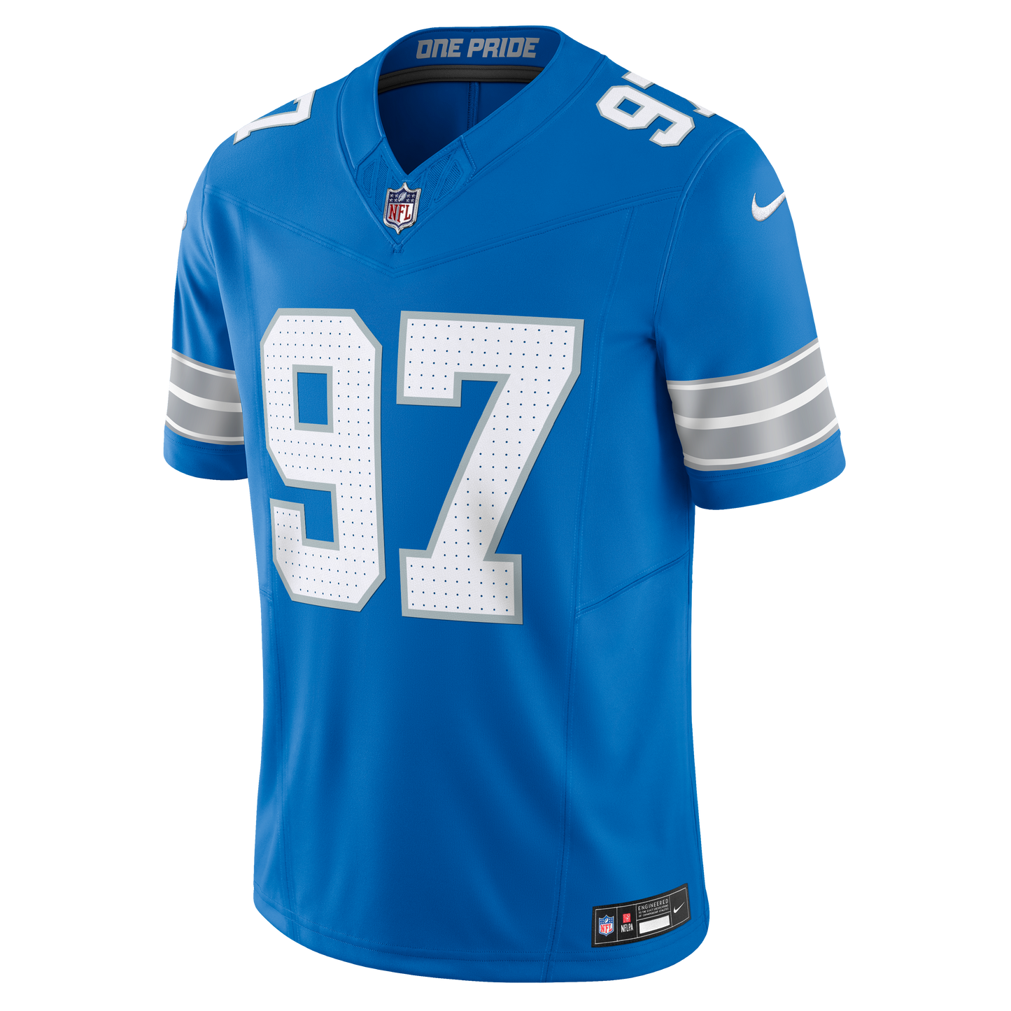 Aidan Hutchinson #97 Detroit Lions Nike Vapor F.U.S.E. Limited Jersey - Blue