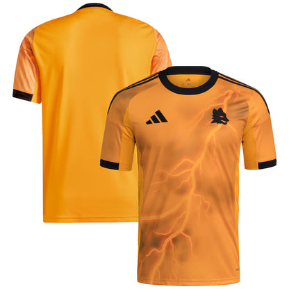 A.S. Roma Adidas 2025-26 Road Away Jersey - Orange