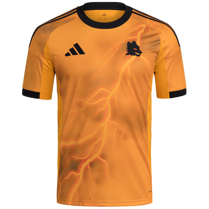 A.S. Roma Adidas 2025-26 Road Away Jersey - Orange