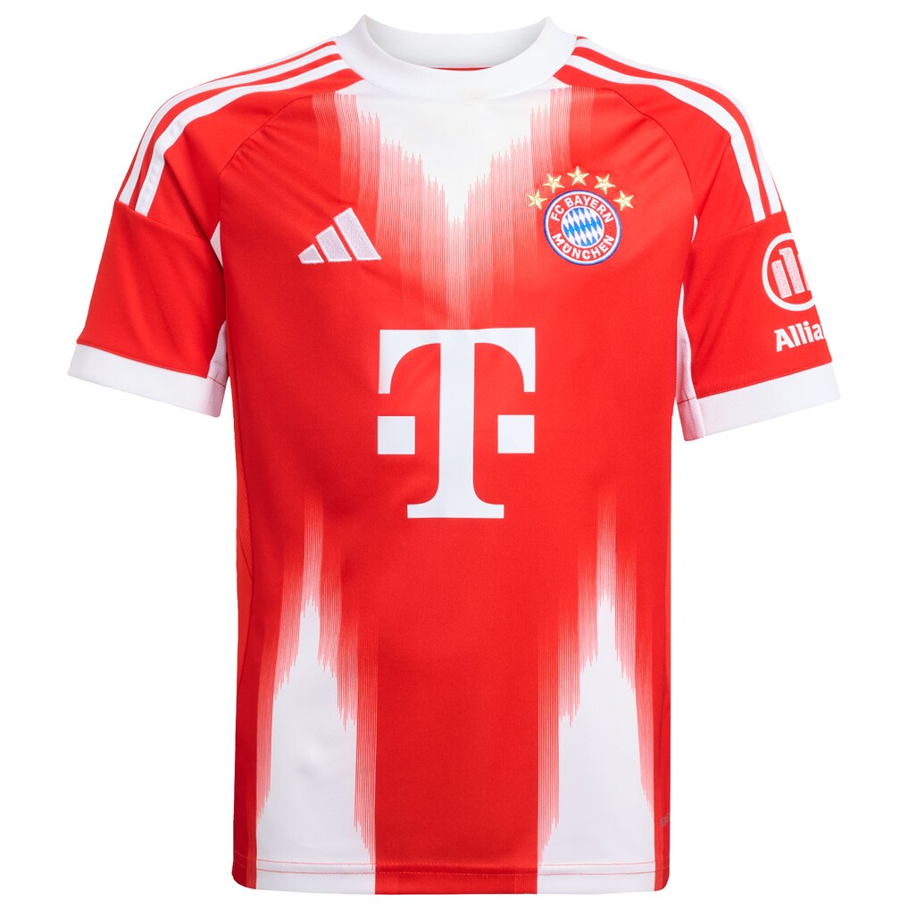 Youth Bayern Munich Adidas 2025/26 Home Replica Jersey - Red