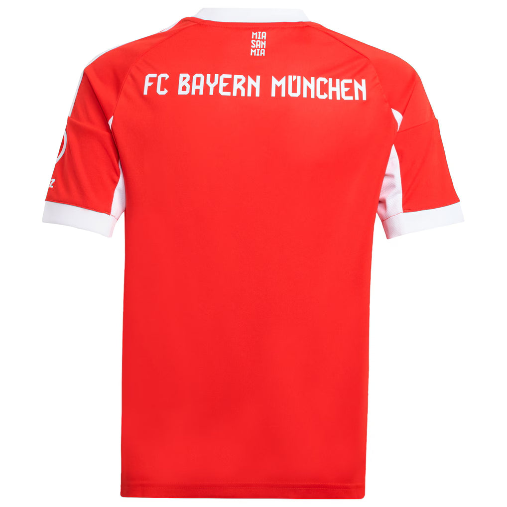Youth Bayern Munich Adidas 2025/26 Home Replica Jersey - Red