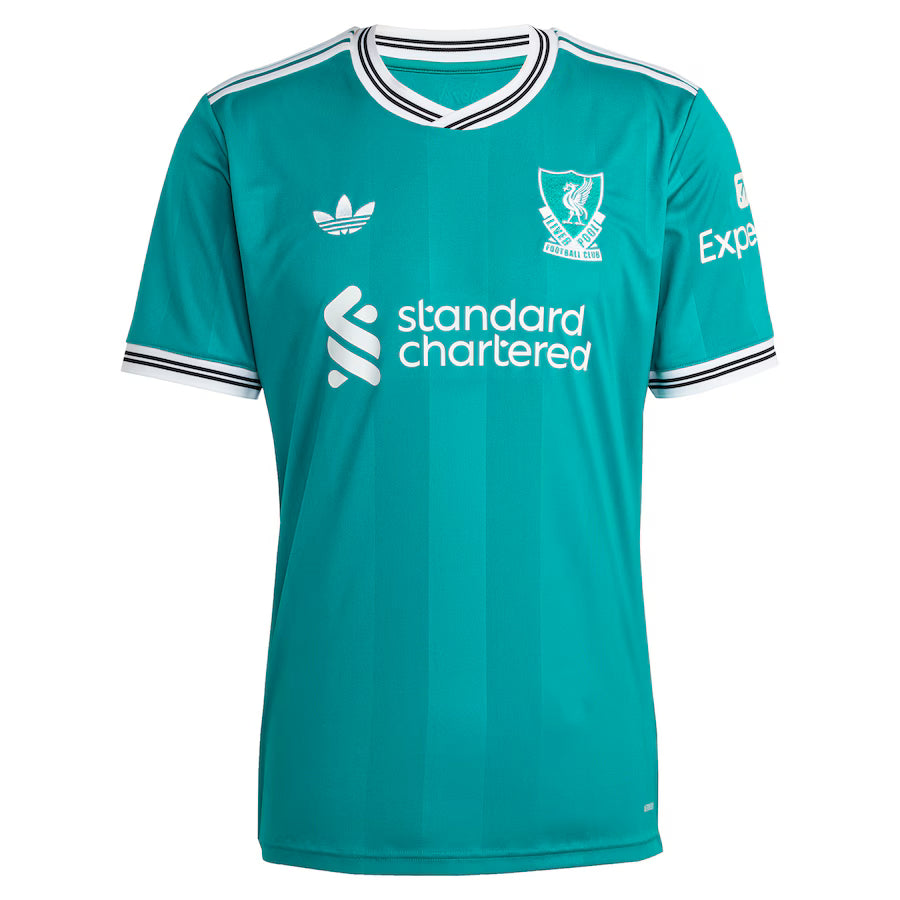 Liverpool F.C. Adidas 2025/26 Third Replica Jersey - Cyan
