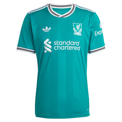 Liverpool F.C. Adidas 2025/26 Third Replica Jersey - Cyan