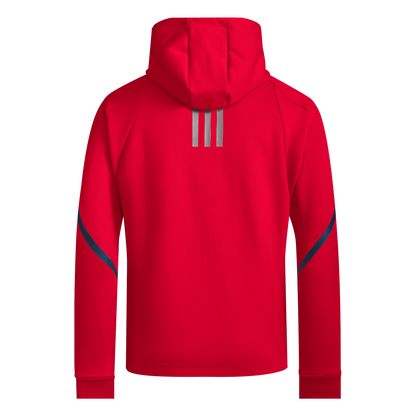 Toronto FC adidas Red 2024 Anthem Travel Raglan Sleeve Full-Zip Jacket