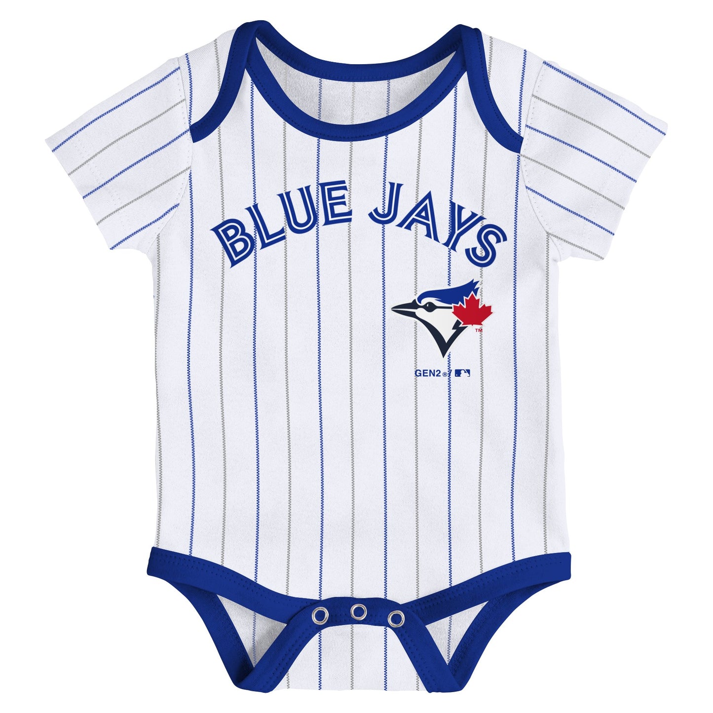 Infant Toronto Blue Jays Future Creeper Onesie 3 Pack Set - Pro League Sports Collectibles Inc.