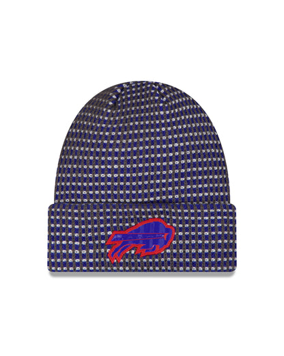 Buffalo Bills 2026 New Era NFL Sideline Cold Weather Cuff Knit Toque - ALT Gray