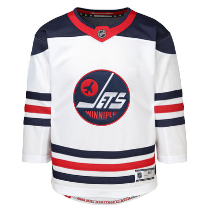 Child Winnipeg Jets Connor Hellebuyck #37 Outerstuff 2026 NHL Heritage Classic Jersey - White